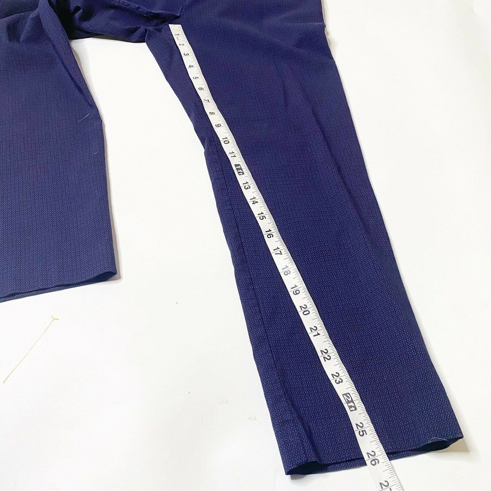 Mario Serrani Women Sz 10 Comfort Stretch Slim Fit Tummy Control Pant Blue Italy - Picture 10 of 10